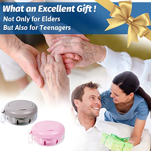 Denture Case, Definitely No-Leak Denture Bath Box for Traveling Perfectly, Denture Cup with Strainer & Mirror(Pink) - color: Pink