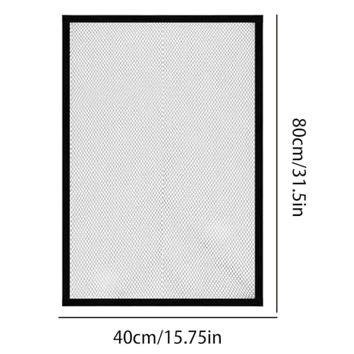 Aquarium Lid Magnetic Fish Tank Hood Screen | Aquarium Screen Netting for Home Office Lobby Travel Pet Store Temporary Setup Professional Breeders Hobbyists - color: 80*40cm