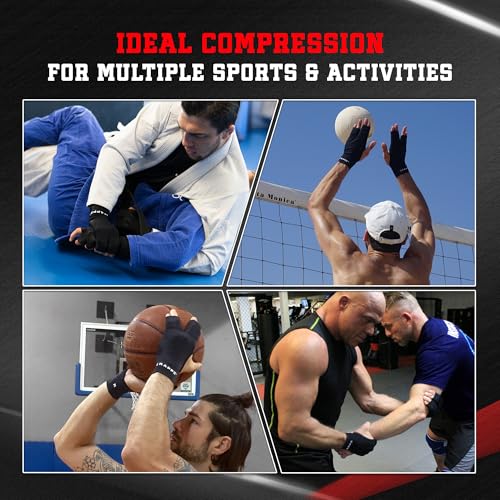 Grappz Finger Support Athletic Compression Gloves β Athletic Buddy Tape & Trigger Finger Splint Alternative β Finger Sleeve & Brace, Arthritis Pain Relief & Joint Stabilizer for All Sports, Unisex S - size: Small, style: Original Glove