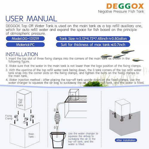 Elevator Inverted Negative Pressure Fish Tank Tall Aquarium | Cool Design, Unique