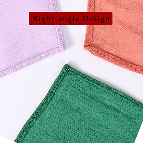 LMVERNA Solid Color Bubble Chiffon Scarf for Women Fashion Soft Hijab Long Scarfs Wrap Scarves - color: Black