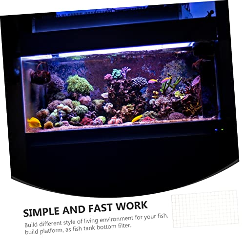 SUPVOX 6Pcs Aquarium Divider Durable Fish Tank Isolation Board Easy Install Mesh Separator for Breeding Fish Separation Versatile Splicing Design