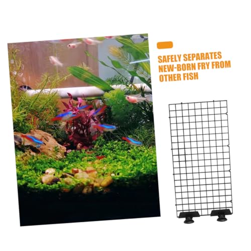 TOYANDONA 1set Aquarium Divider Panel for Fish Tank Isolation Smooth Edge Design Easy Installation Multi-Purpose Use for Breeding Freshwater and Fish Separator