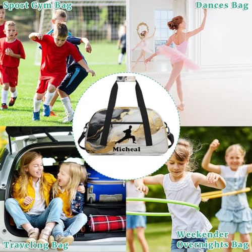 Personalized Martial Art Bag Duffel Bag for Girls, Custom Taekwondo Karate Bag Overnight Bags for Travel Weekender Practice Squat - color: Option 14
