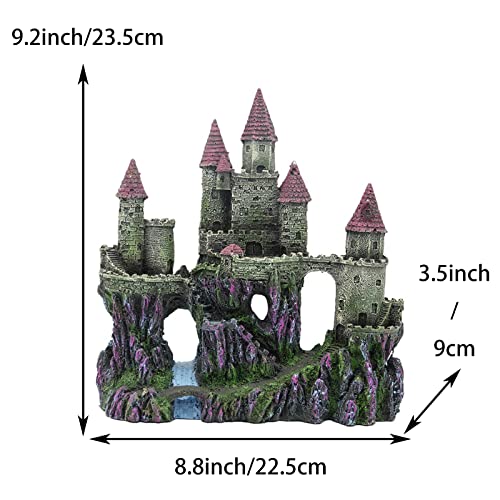 Aquarium Resin Ship Ornament,Shipwreck Fish Cylinder Decoration Rockery is Suitable for Fresh Water Seawater Aquarium Decoration