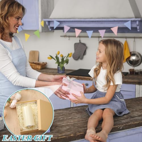 Baquler Easter Egg Projector Light Decor Easter Flameless Candle Spring Home Decor LED Candle Battery Operated Night Light with Remote and Timer Egg Hunt Party Basket Gifts for Spring Farmhouse Table - style: Easter Egg