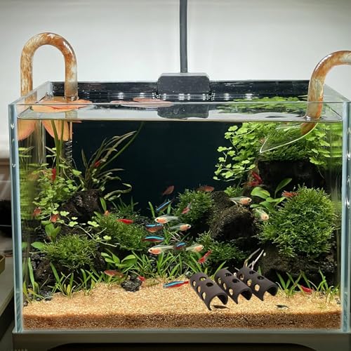 M2cbridge Ceramic Shrimp Dome Hide Shelters Swim Holes Shrimp Habitat Breeding Tube(3PCS Tube) - color: 3pcs Tube