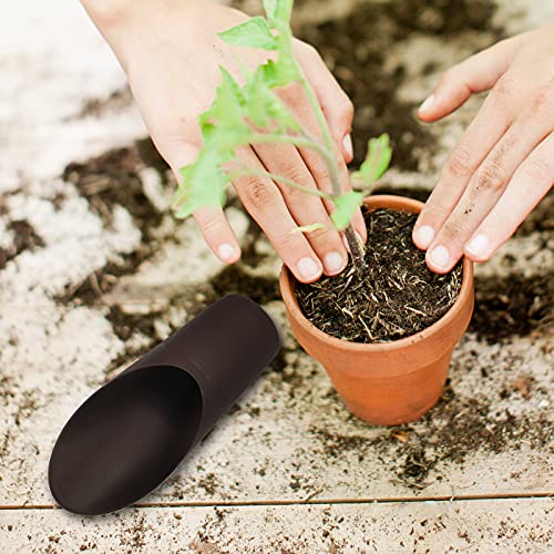 5PCS Bonsai Soil Scoops, Plastic,Potting Scoopers, Bucket Shovel, 5-Color | Garden Soil Scoops, Colorful Small Gardening Tools, Suitable for Flower Planting, Bonsai, Potting, Cultivation, Weeding