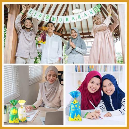 Mooliwe 144 Pcs Ramadan Party Favors Pencil Wristband Bag, Chic Style - style: Chic Style