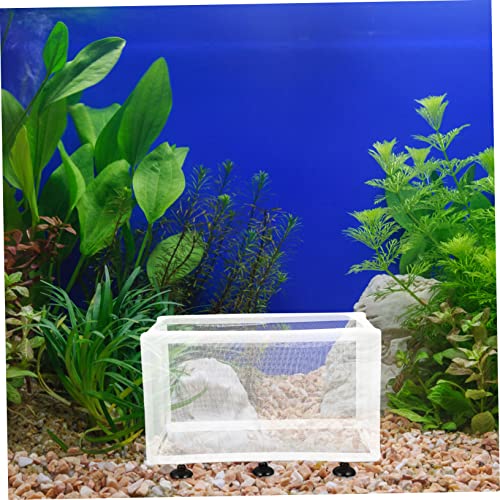 VANZACK 2pcs Isolation Box for Fish Breeding Aquarium Separator Cups Suitable for Fry and Sick Fish for Home Aquariums