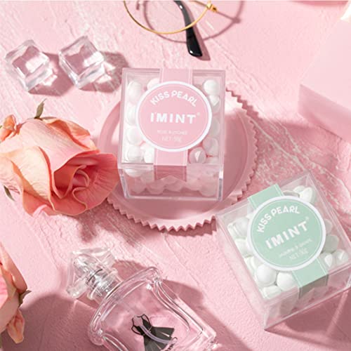 Acrylic Box Clear Boxes with Lids Acrylic Candy Box Plastic Square Cube Wedding Birthday Gift Wrap Box - size: 3.3 x 3.3 x 3.3 Inch