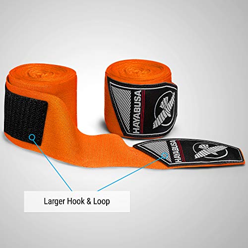 Hayabusa Boxing Hand Wraps Perfect Stretch 4.0 for Men & Women - color: Orange
