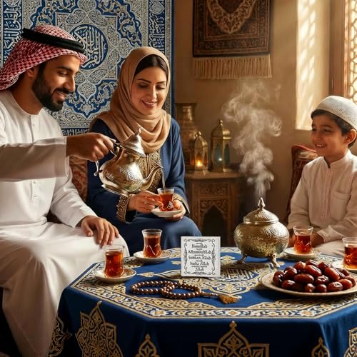 Smile Eid al‑Adha Wooden Decorations, Eid al‑Adha Appreciate and Hope with Inspirational Allah Sign for Islamic Home - style: Ramadan White