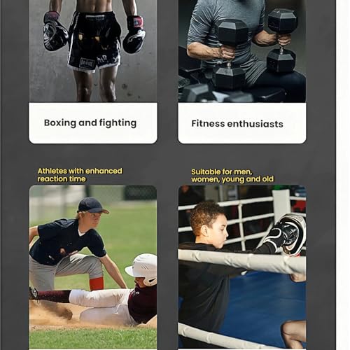 Boxing Reflex Ball for Adults and Kids,Boxing Training Ball for Hand-Eye Coordination, Punching Speed, Fight Skill,Reaction,3 Levels Boxing Ball with 2 Adjustable Headbands