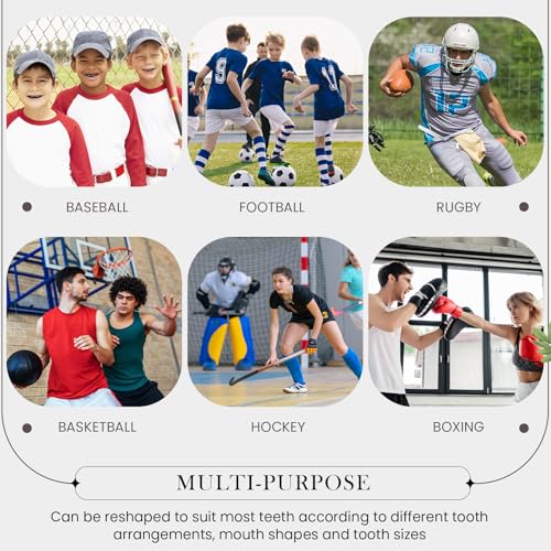 Yaomiao 2 Pcs Mouth Guards Christian Teeth Guards Sport Game Guard & Case Religious MouthGuard Soccer Football Basketball Baseball Wrestling Lacrosse Rugby Boxing Taekwondo - size: Adult, style: Black & God