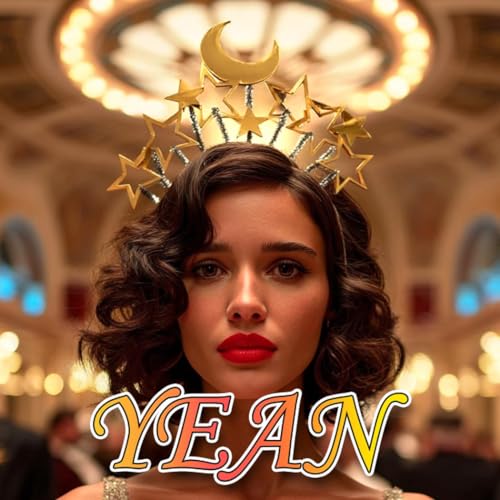 Yean Light Up Gold Moon Star Headband for Women (Gold-Warm Light, One Size) | New Years Star Headband Costume Party Hair Accessories