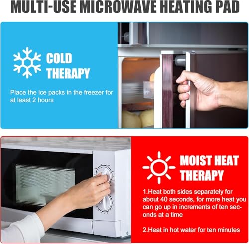 Gel Ice Packs for Injuries Reusable Gel Cold Compress for Shoulder, Knee, Back and Neck - Hot and Cold Packs for Pain, Injury, Surgery - Flexible Soft Ice Pack for Injury (12.4" x 8.3" 2 Packs) - style: LARGE 2 PACKS