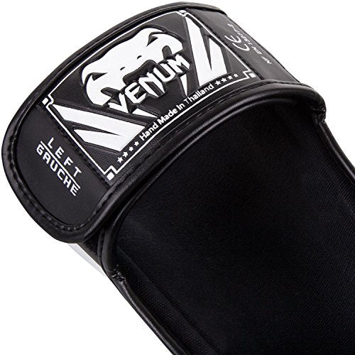 Venum Elite Standup Shin Guards - color: Black/White, size: X-Large