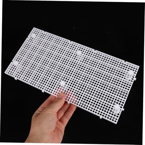 SUPVOX 1set Fish Tank Isolation Plates Tank Divider and Aquarium Isolation Board for Fish Separation and Reusable Mesh Panel Support Legs