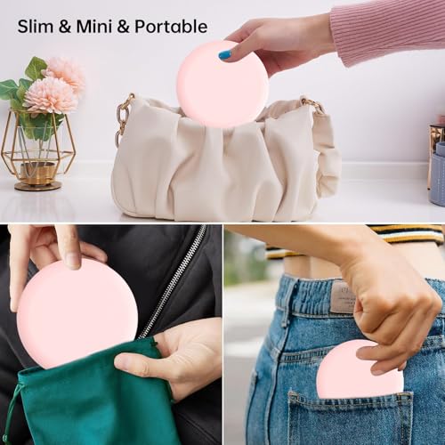 Retainer Case, Compatible with Invisalign, Cute Orthodontic Slim Aligner Case with Removal Tool and Brush, Pink - color: Pink