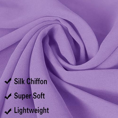 Leimandy Infinity Chapel Veil Hijab Scarf Head Wrap for Muslim V96 - color: Lavender