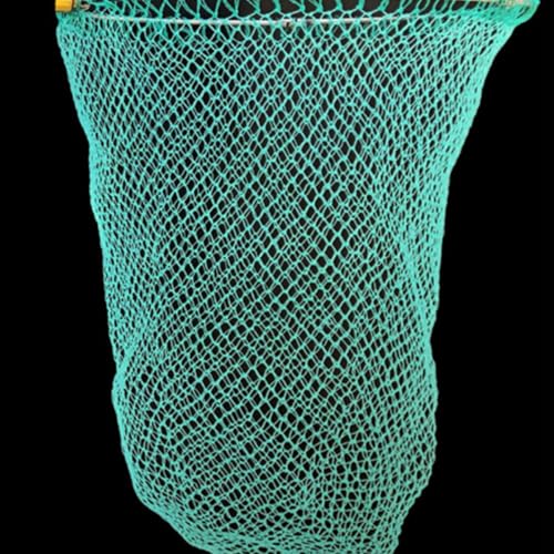 ABOOFAN Fishing Landing Net Replacement Mesh Outdoor Fishing Net Sturdy Thick Line 40cm Large Head for Freshwater and Saltwater Anglers
