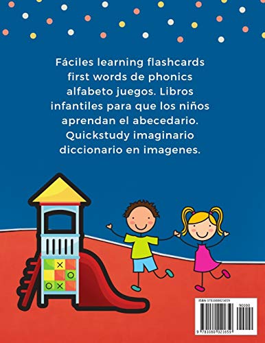 ABC Vocabulario Imagenes Basico Español Urdu Tarjetas de Bebé: Fáciles learning flashcards first words de phonics alfabeto juegos. Libros infantiles ... diccionario en imagenes. (Spanish Edition)