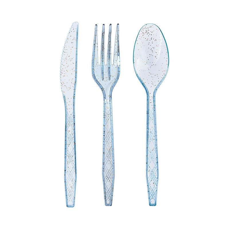 Generic Eid Mubarak Ramadan Mubarak Plates, Cups, Napkins party pack, Disposable Paper Tableware, Islamic Party Dinnerware, Eid Decoration, Blue and Gold