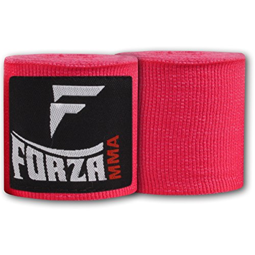 Forza Sports 120" Mexican Style Boxing and MMA Handwraps - color: Hot Pink