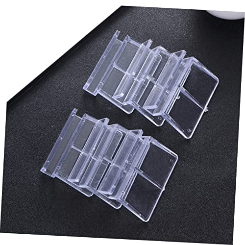 BESPORTBLE 2sets Aquarium Tools Acrylic Fish Tank Cover Support Bracket Frame 6mm-12mm Practical 12pcs*2