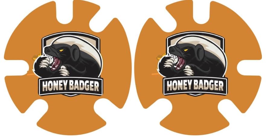 4Time All American Wrestling Headgear Decals Wraps (Honey Badger) - color: Honey Badger