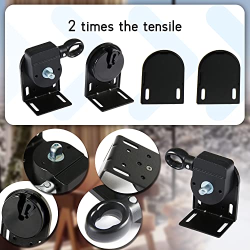Roller Blind Installation Bracket Replacement Parts - color: Black