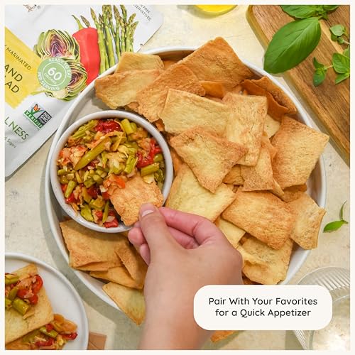 POSHI Artichoke & Asparagus Salad Natural, Keto, Vegan, Non GMO, Low Carb + Calorie, Gluten Free, Ready to Eat, Fully Cooked Vegetables, Pentry Food, Gourmet, Healthy, Travel Food, 6 Pack, 4.4 oz - size: 4.4 Ounce (Pack of 6)