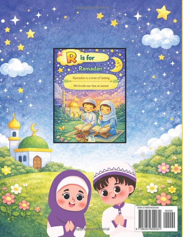 Islamic ABC Learning Book for Kids: A Simple and Colorful Introduction to Islamic Words and Alphabet Learning