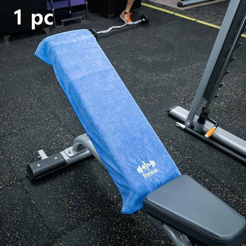 Sports Towel Quick-Drying Super Absorbent Large for Gym, Running and Swimming, Hang on Fitness Equipment to Wipe Sweat, Blue - color: Blue