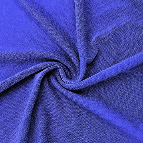 ZGMYC Women Shiny Rhinestones Muslim Hijab Elegant Long Turban Cap Head Wrap Scarf - color: Blue