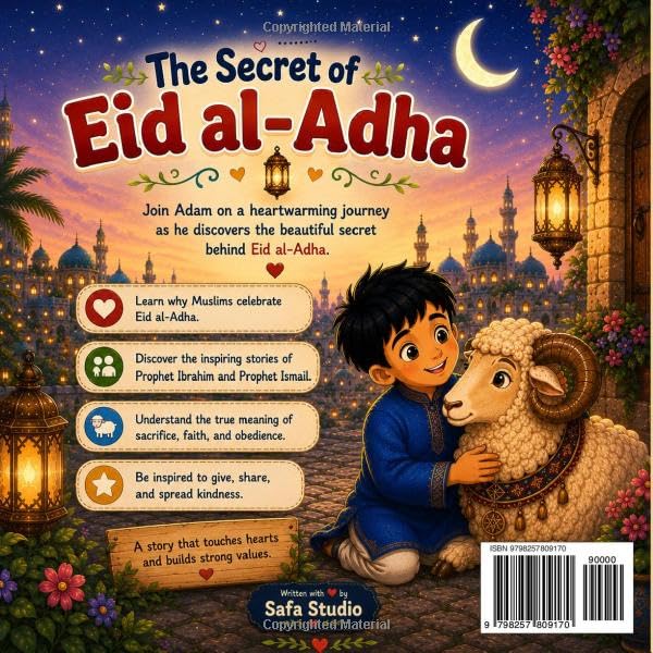 The Secret of Eid al-Adha: A Heartwarming Story for Kids: Islamic Short Story Ages 3–8 | EID Mubarak Gift (Islamic Stories For Kids)