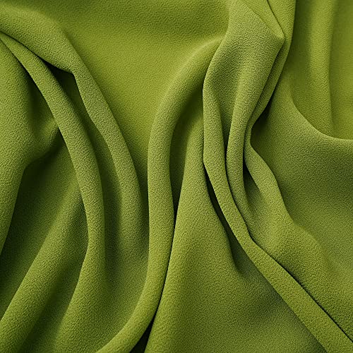 YOUR SMILE for Women Lightweight Breathable Solid Color Soft Chiffon Long Fashion Scarves Sun-proof Shawls Wrap - color: Grass Green