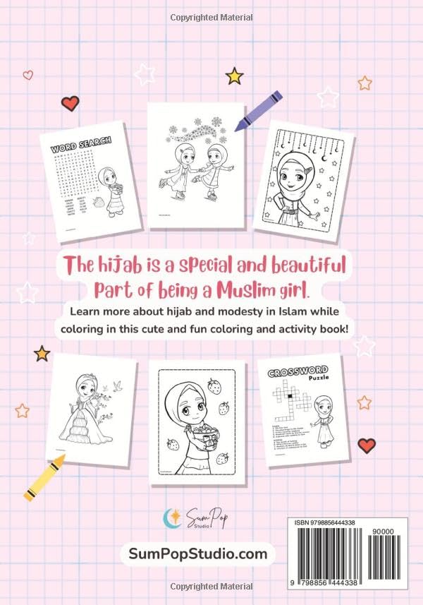 My Hijab is Beautiful: Coloring & Activity Book for Muslim Girls