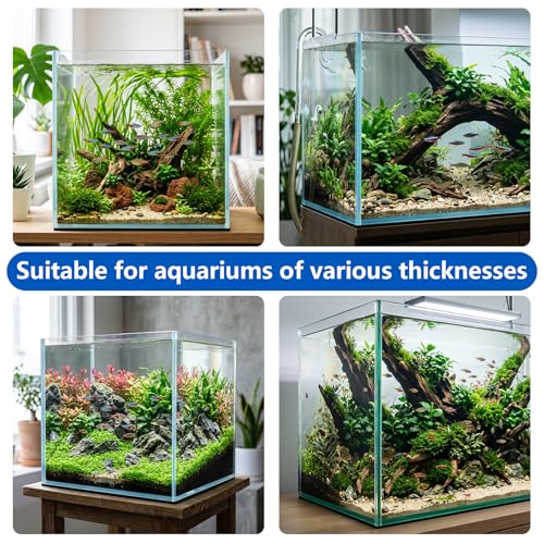 Extra Large Aquarium Water Change Diffuser Baffle Tool | Baffle Tool for Rimless & Rimmed Tanks, Spill-Proof Flow Deflector Protects Substrate, Plants & Decorations