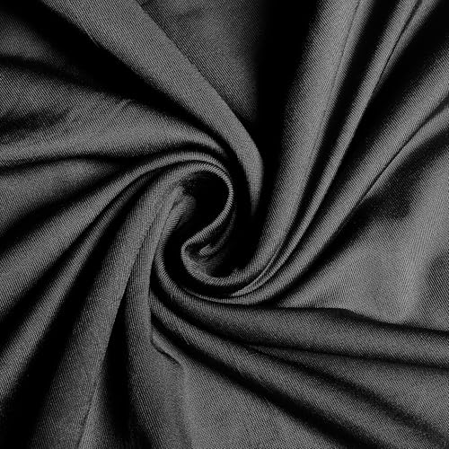 Muslim Hoodie Abaya Islamic Prayer Jilbab Maxi Robe with Inner Cap | Two-layer Cap, Prayer Abaya, Large Style - color: Black