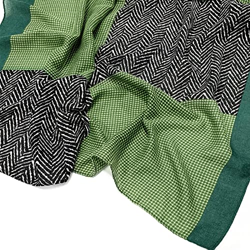 FINIZO Women's Fashion Scarves, Lightweight Cotton Blend Neck Scarves - color: 24