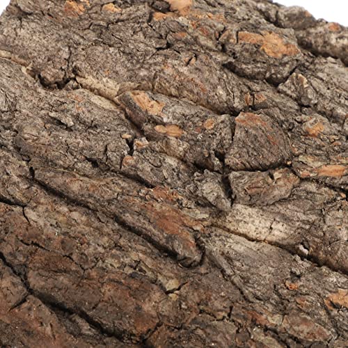 POPETPOP 3pcs Cork Terrarium Background Reptile Tank Tree Bark Backdrop Wall 3D Habitat Climbing Mat for Lizard Turtle Gecko Bearded Dragon