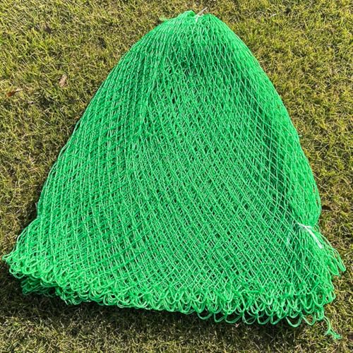 Luxshiny Fishing Landing Net Replacement Head Thickened Multi-Strand Nylon Fish Catching Net for Freshwater and Saltwater Use Accessory for Anglers