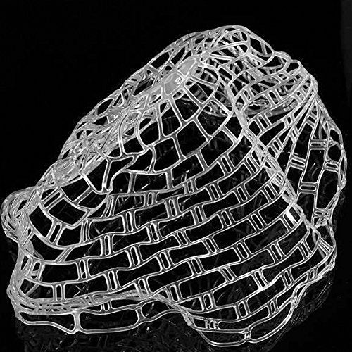 Transparent Rubber Fishing Net, Fly Fishing Landing Net Replacement Netting for Freshwater Saltwater Fishing, Soft Rubber Mesh Safe Catch and Release Fish - size: l - 47 inch