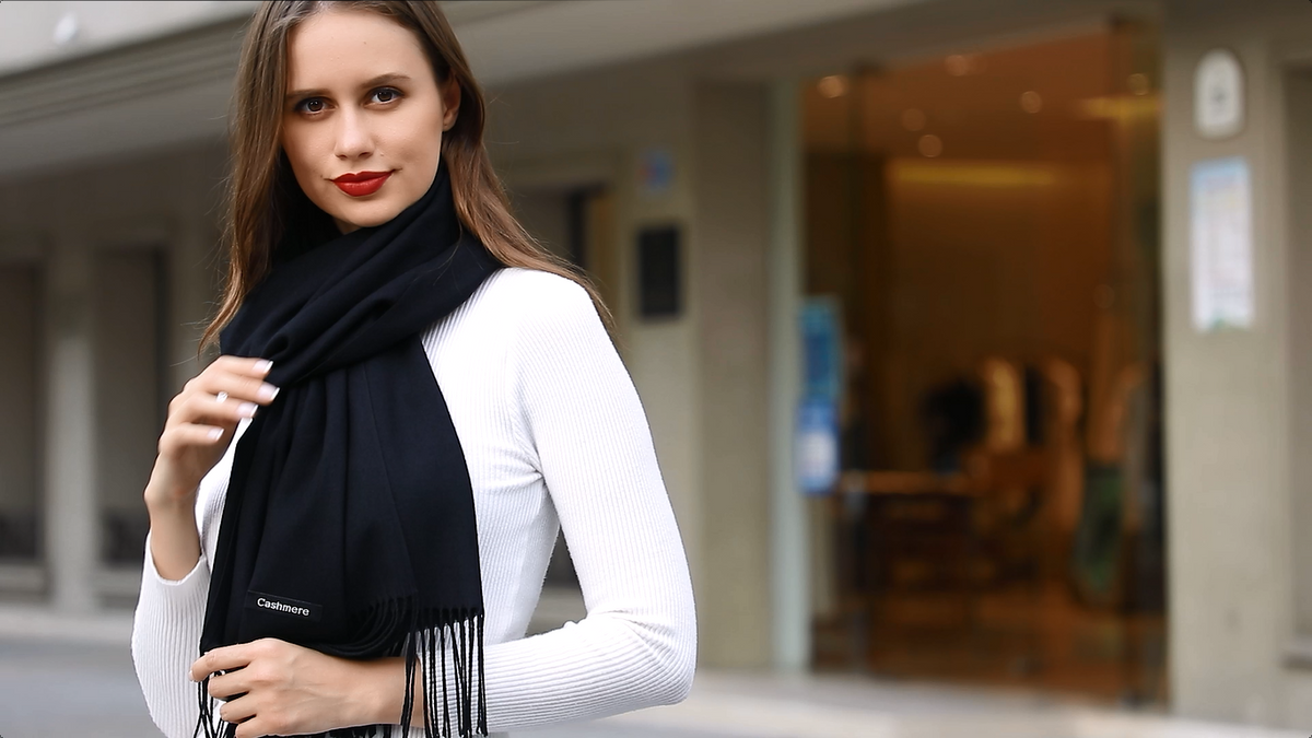 Pashmina Shawl Wraps Scarves Evening Dresses Wedding Bridesmaid for Women - color: Light Gray