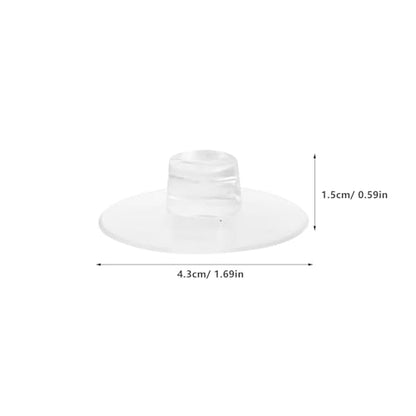 DECHOUS 12Pcs Cable Suction Cups, Silicone Open Clamp Suction Cup Cable Holder 1.7 Inch Suction Cup String Light Cable Management for Home Kitchen Organization