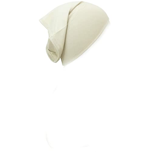 Hijab Tube Cap - Underscarf 94% Viscose, 6% Lycra Made in Turkey - color: Beige