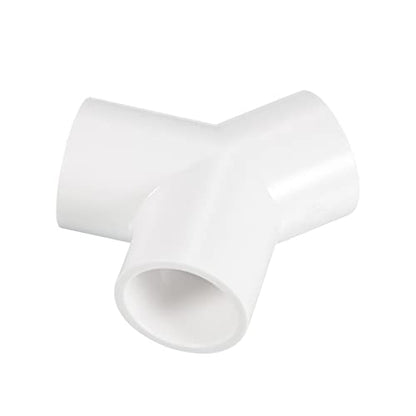PATIKIL 20mm PVC Pipe Fittings, 1 Pack 3 Way Y Shape Water Tubing Joint Connectors Adapters Union for Garden Irrigation Home Aquarium - size: 20mm