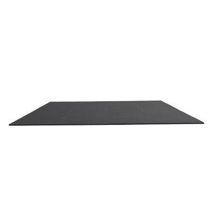 VEVOR 0.56Inch 96sq.ft 24 Tiles Gym Flooring for Home Gym, Rubber Top with High Density EVA Foam, 24 x 24In Gym Floor Exercise Equipment Mats, Interlocking Gym Mats, Puzzle Workout Mats, Black | Rubber Top with High Density EVA Foam, Lightweight Gym Floor
